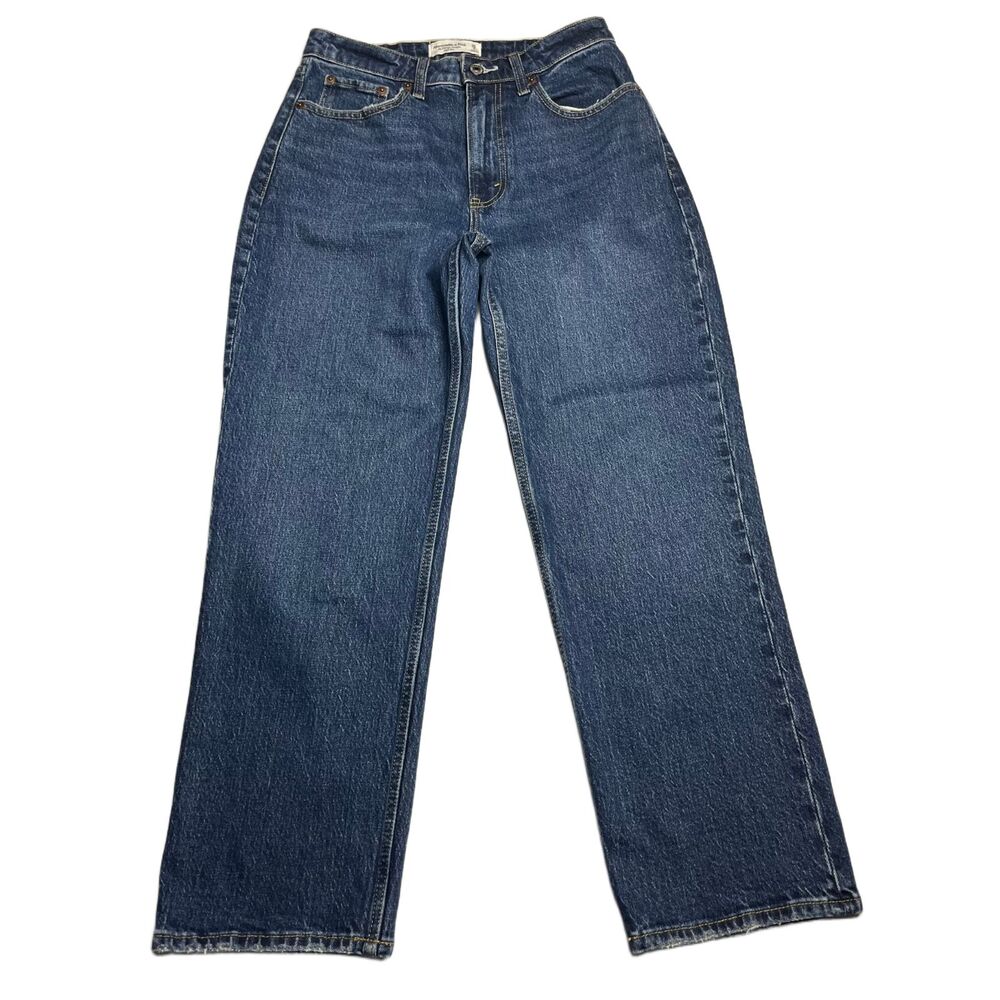 Abercrombie Fitch Curve Love Vintage Straight Jeans 26/2S High Rise
